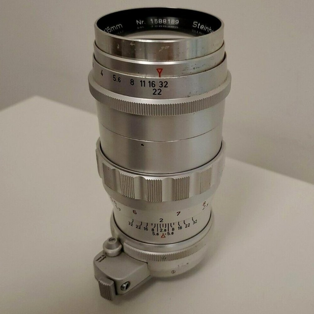 Steinheil Munchen Germany Camera Lens Auto Quinar 1:2,8 f=135mm NEW